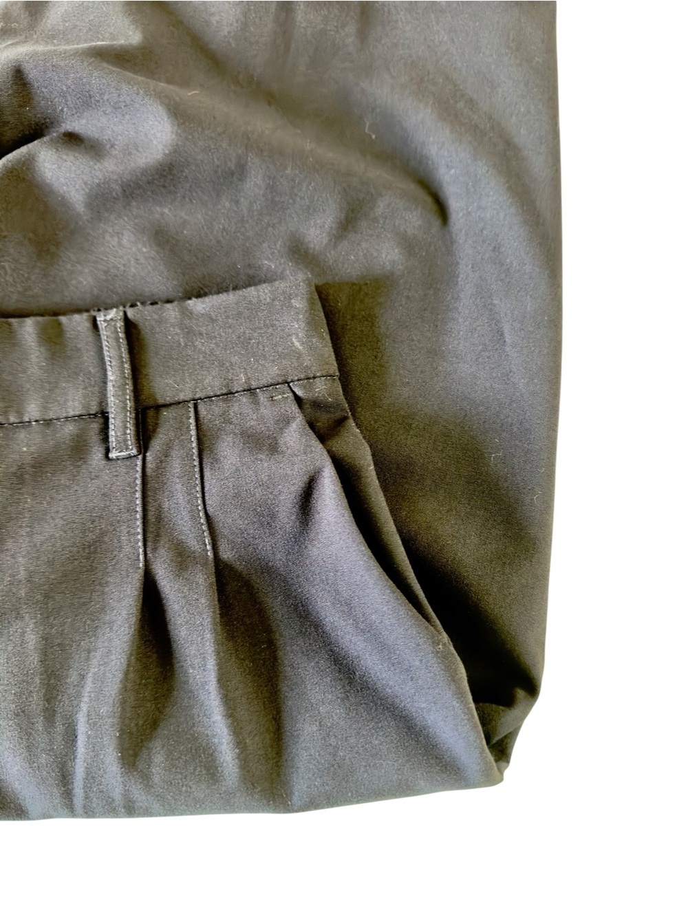 C by One Black Wide Leg Pull-On Career Pants Size M Elastic Back Waist - Picture 7 of 16